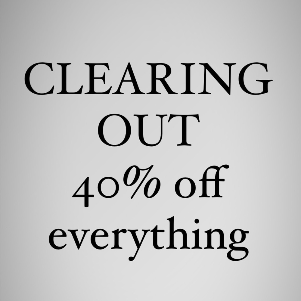 40% OFF EVERYTHING